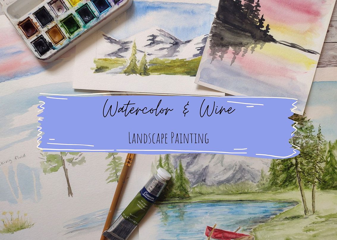watercolor and wine at mosaic