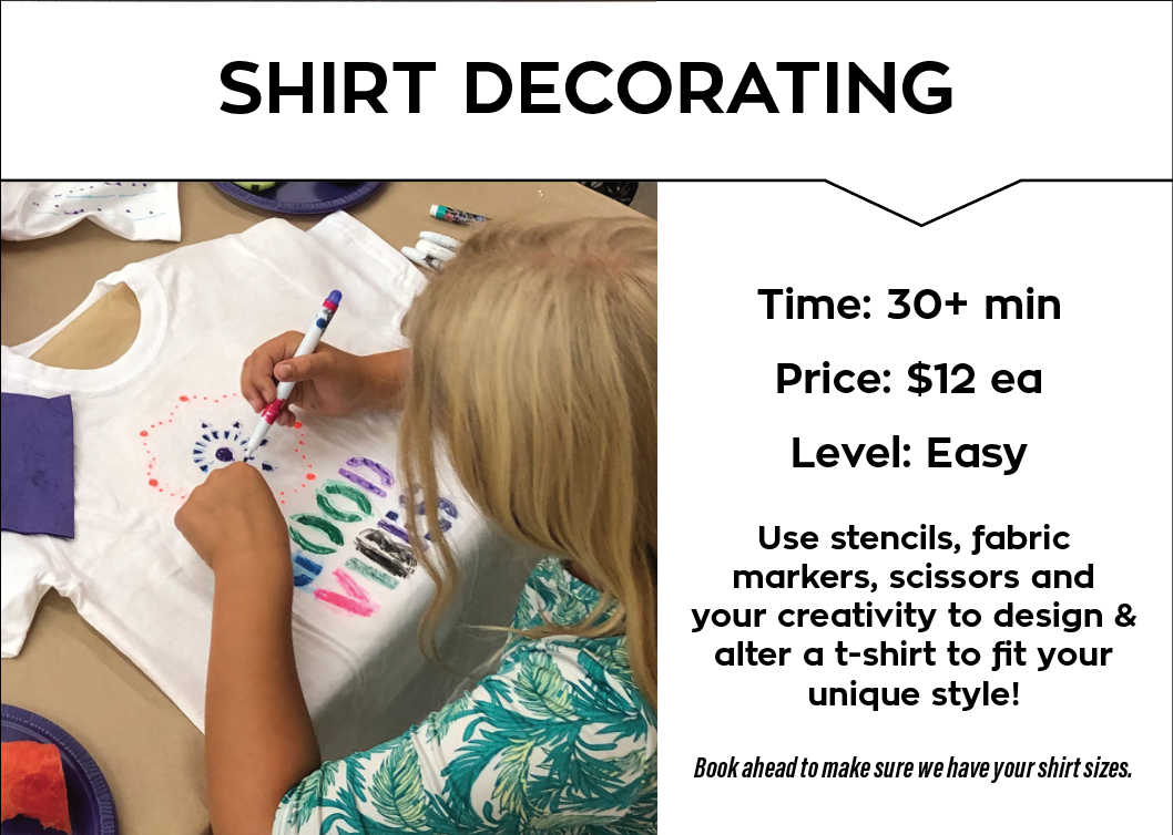 t-shirt decorating at Mosaic in montrose