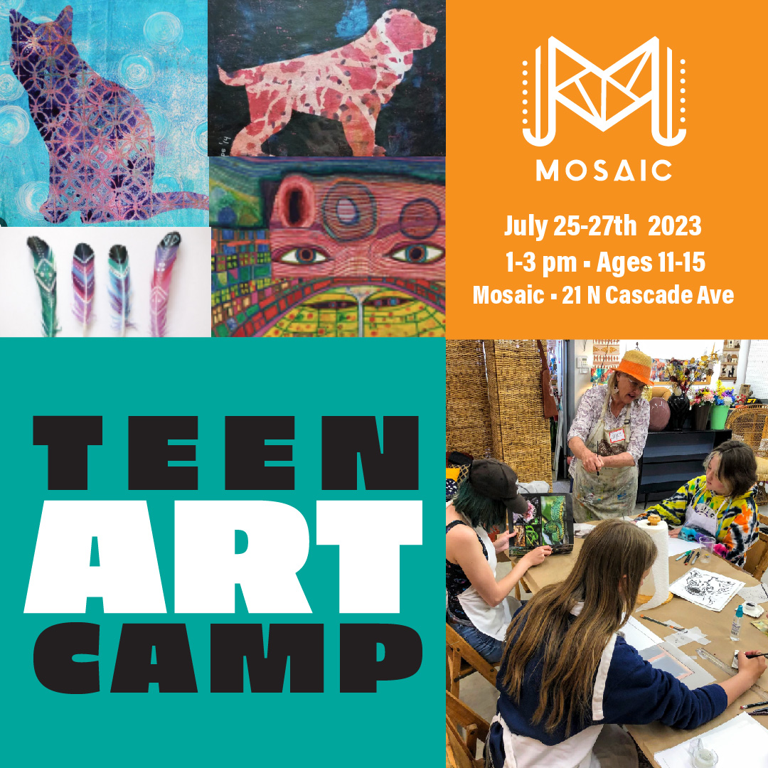 summer art camp for teens at mosaic in montrose colorado