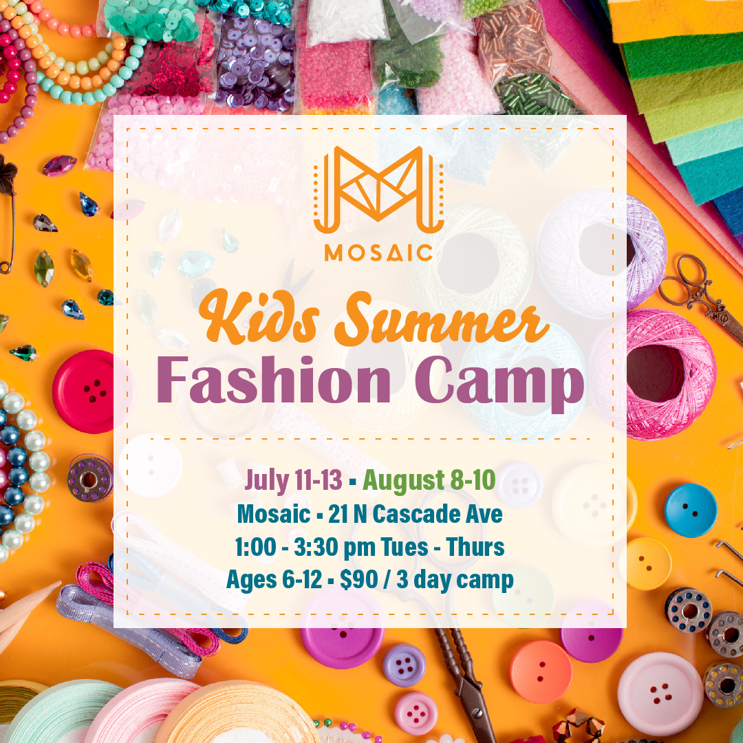 kids summer fashion camp at mosaic in montrose colorado